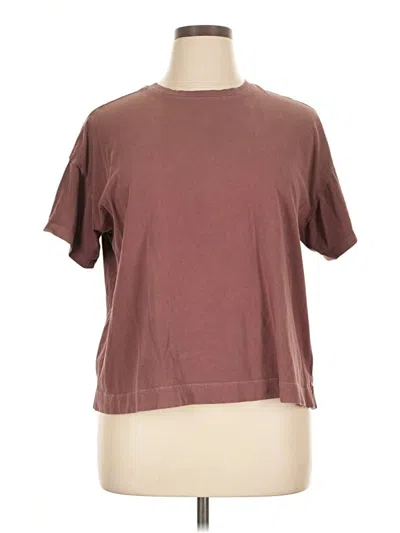 Pre-owned Old Navy Short Sleeve T-shirt In Brown