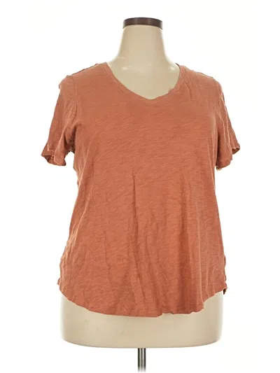 Pre-owned Old Navy Short Sleeve T-shirt In Brown