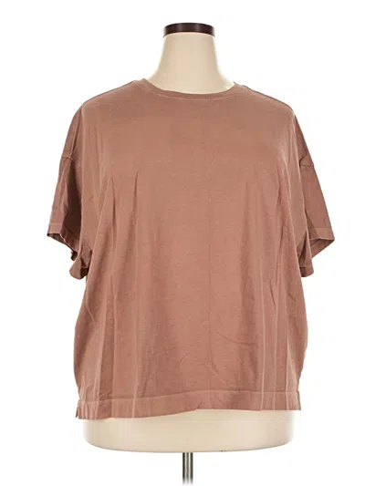 Pre-owned Old Navy Short Sleeve T-shirt In Brown