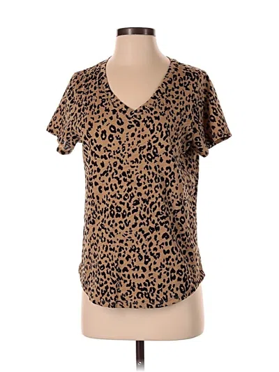 Pre-owned Old Navy Short Sleeve T-shirt In Brown