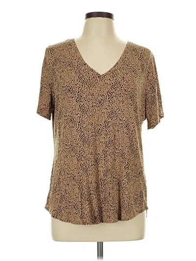 Pre-owned Old Navy Short Sleeve T-shirt In Brown