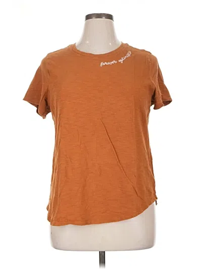 Pre-owned Old Navy Short Sleeve T-shirt In Brown