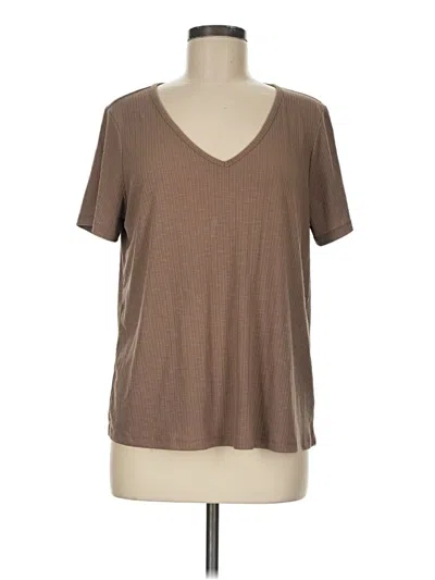 Pre-owned Old Navy Short Sleeve T-shirt In Brown