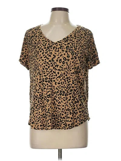 Pre-owned Old Navy Short Sleeve T-shirt In Brown
