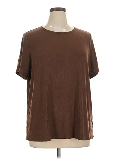 Pre-owned Old Navy Short Sleeve T-shirt In Brown