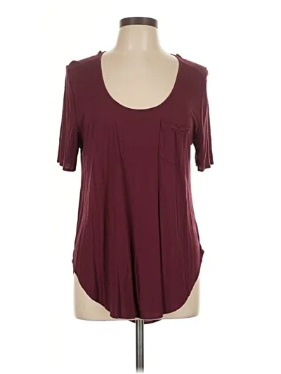 Pre-owned Old Navy Short Sleeve T-shirt In Burgundy