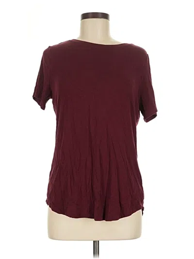 Pre-owned Old Navy Short Sleeve T-shirt In Burgundy