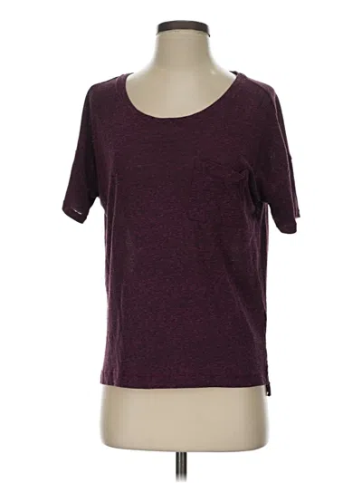 Pre-owned Old Navy Short Sleeve T-shirt In Burgundy