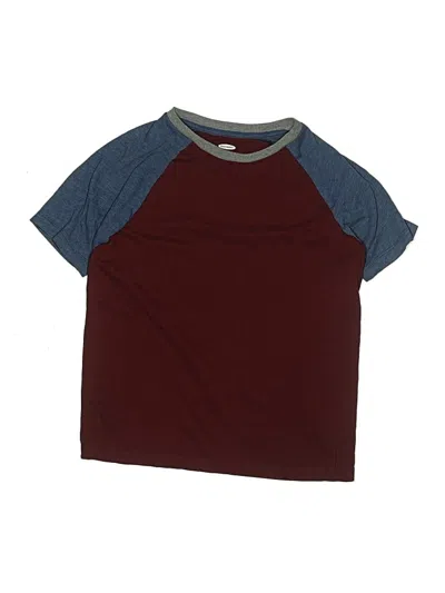 Pre-owned Old Navy Kids' Short Sleeve T-shirt In Burgundy
