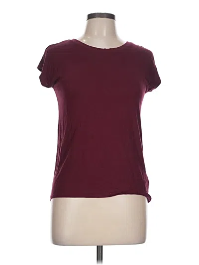 Pre-owned Old Navy Short Sleeve T-shirt In Burgundy