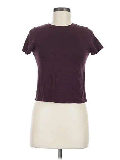 Pre-owned Old Navy Short Sleeve T-shirt In Burgundy