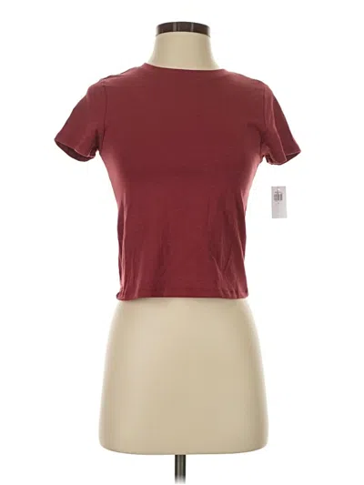 Old Navy Short Sleeve T-shirt In Burgundy