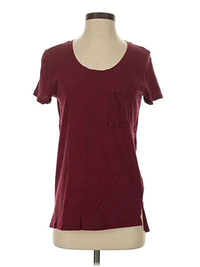 Pre-owned Old Navy Short Sleeve T-shirt In Burgundy