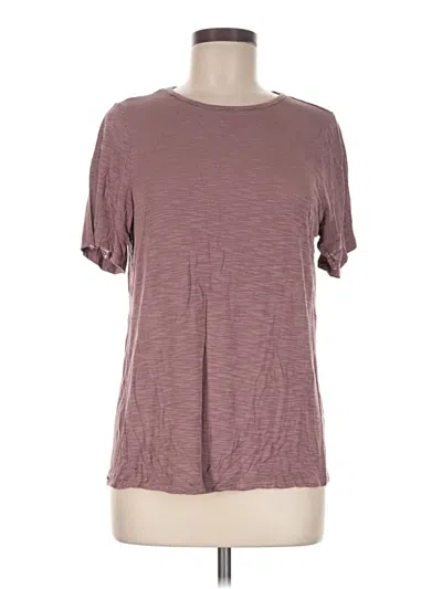 Pre-owned Old Navy Short Sleeve T-shirt In Burgundy