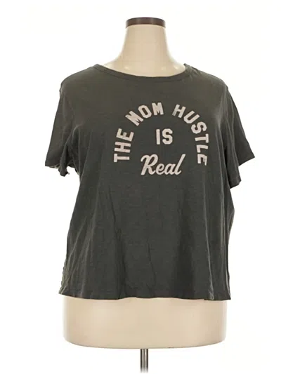 Pre-owned Old Navy Short Sleeve T-shirt In Gray