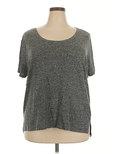 Pre-owned Old Navy Short Sleeve T-shirt In Gray