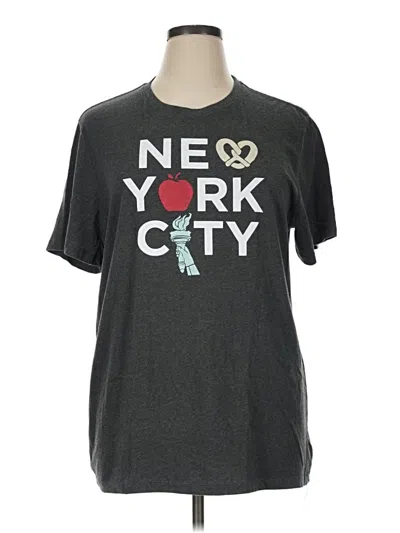 Pre-owned Old Navy Short Sleeve T-shirt In Gray