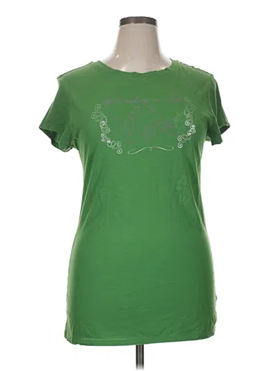 Pre-owned Old Navy Short Sleeve T-shirt In Green