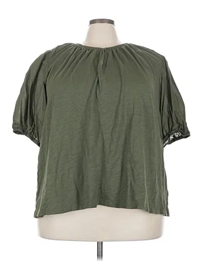 Pre-owned Old Navy Short Sleeve T-shirt In Green