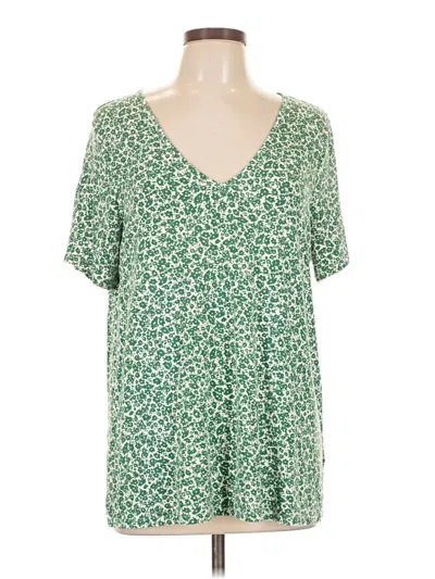 Pre-owned Old Navy Short Sleeve T-shirt In Green