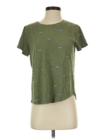 Pre-owned Old Navy Short Sleeve T-shirt In Green