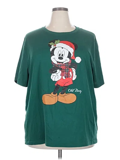 Pre-owned Old Navy Short Sleeve T-shirt In Green