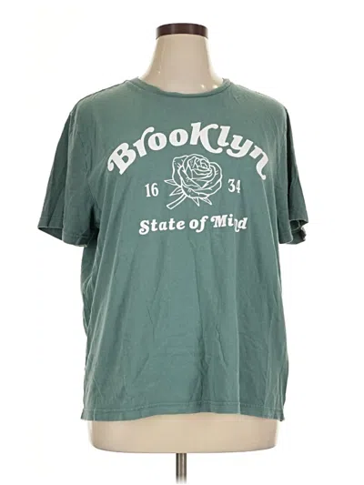 Pre-owned Old Navy Short Sleeve T-shirt In Green