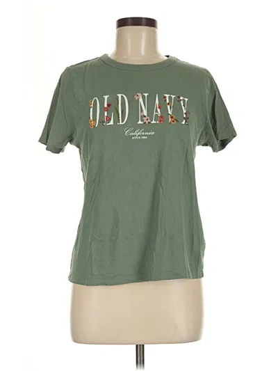 Pre-owned Old Navy Short Sleeve T-shirt In Green