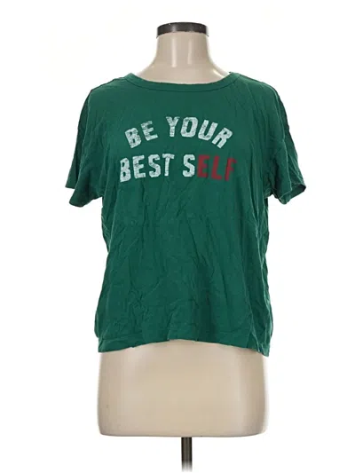 Pre-owned Old Navy Short Sleeve T-shirt In Green