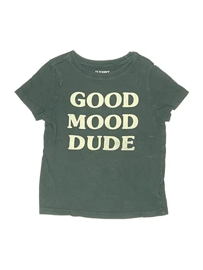 Pre-owned Old Navy Kids' Short Sleeve T-shirt In Green