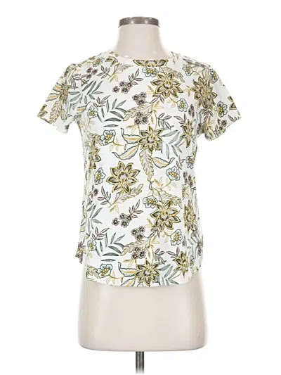 Pre-owned Old Navy Short Sleeve T-shirt In Ivory