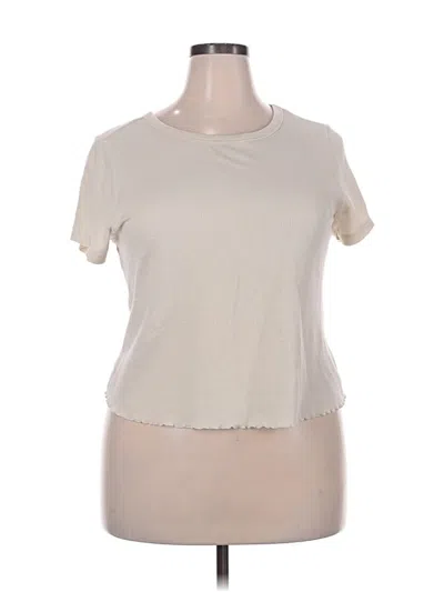 Pre-owned Old Navy Short Sleeve T-shirt In Ivory