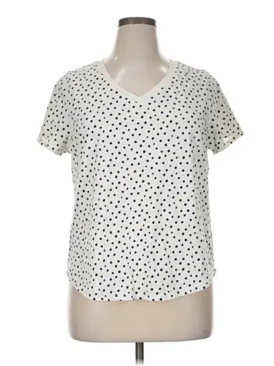 Pre-owned Old Navy Short Sleeve T-shirt In Ivory