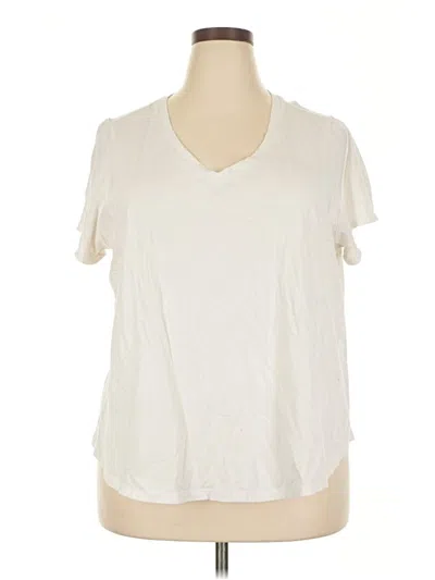 Pre-owned Old Navy Short Sleeve T-shirt In Ivory