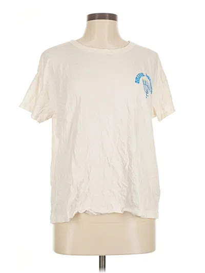Pre-owned Old Navy Short Sleeve T-shirt In Ivory