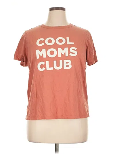 Pre-owned Old Navy Short Sleeve T-shirt In Orange