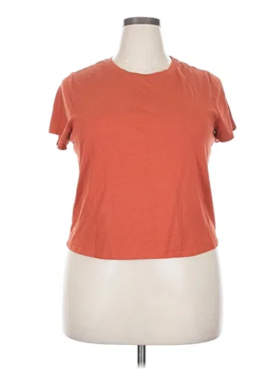Pre-owned Old Navy Short Sleeve T-shirt In Orange