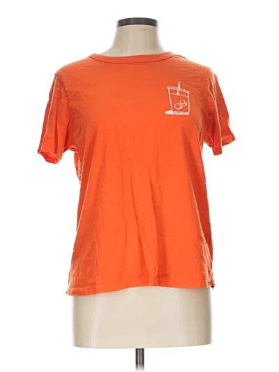 Pre-owned Old Navy Short Sleeve T-shirt In Orange