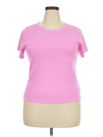Pre-owned Old Navy Short Sleeve T-shirt In Pink