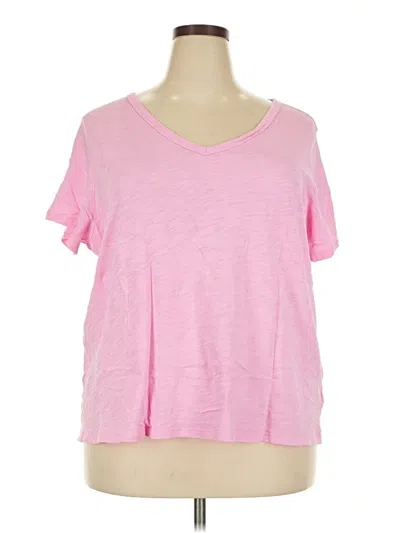 Pre-owned Old Navy Short Sleeve T-shirt In Pink