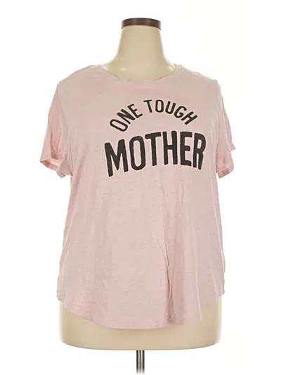 Pre-owned Old Navy Short Sleeve T-shirt In Pink
