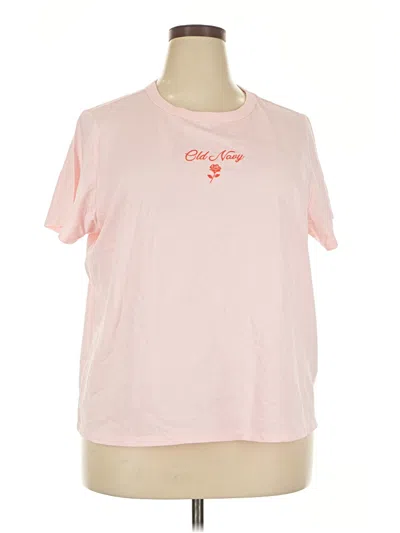 Pre-owned Old Navy Short Sleeve T-shirt In Pink
