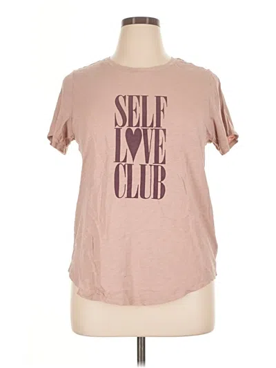 Pre-owned Old Navy Short Sleeve T-shirt In Pink