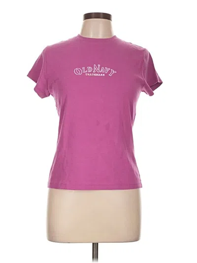 Pre-owned Old Navy Short Sleeve T-shirt In Pink