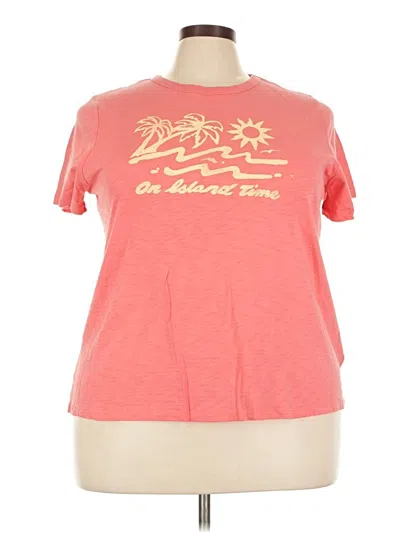 Pre-owned Old Navy Short Sleeve T-shirt In Pink