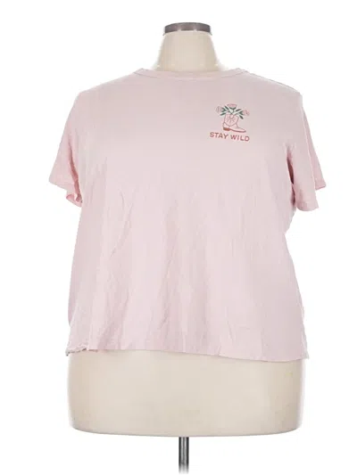 Pre-owned Old Navy Short Sleeve T-shirt In Pink