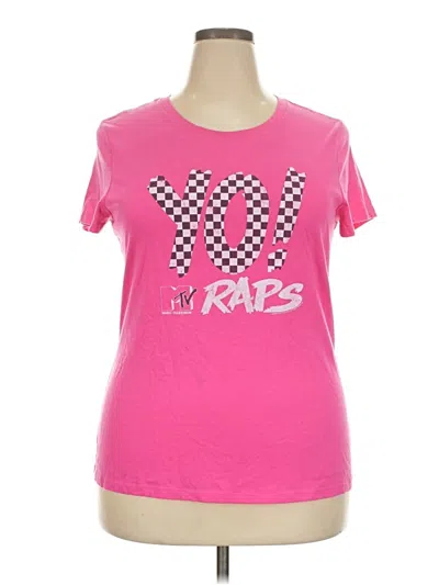 Pre-owned Old Navy Short Sleeve T-shirt In Pink