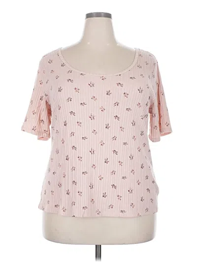 Pre-owned Old Navy Short Sleeve T-shirt In Pink