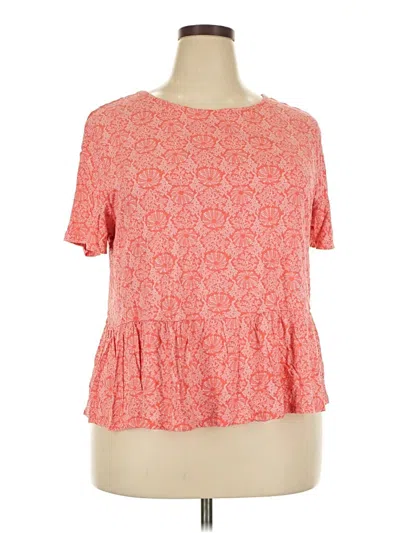 Pre-owned Old Navy Short Sleeve T-shirt In Red