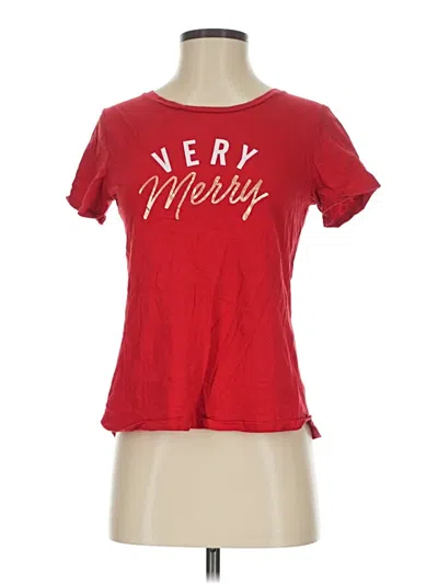 Pre-owned Old Navy Short Sleeve T-shirt In Red